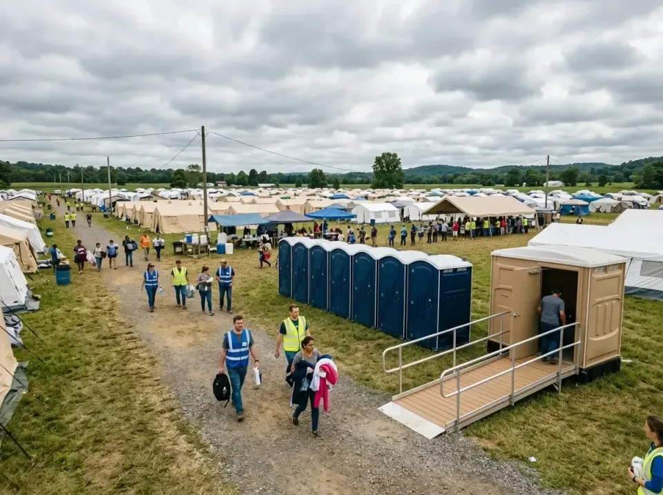 disaster-relief-camp-restrooms-010 — frequently asked questions, Dumpster & Portable Bathrooms Rental in Lena, IL